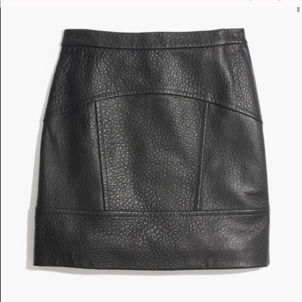 Madewell Leather Skirt